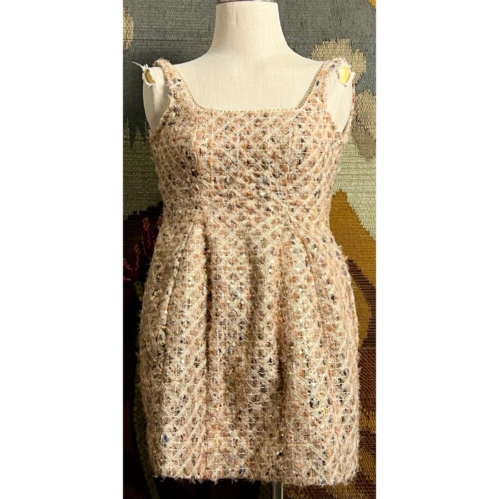 Anthropologie Tweed Fit & Flare Dress 00P
